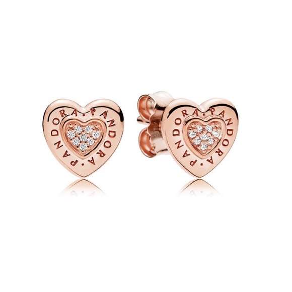 Pandora Jewelry - PANDORA JEWELRY | Rose Gold Stud Signature Earring